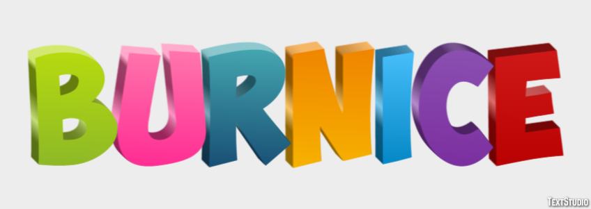 Burnice Text effect