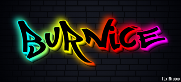Burnice Texteffekt
