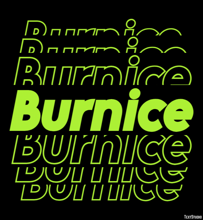 Burnice Effet de Texte