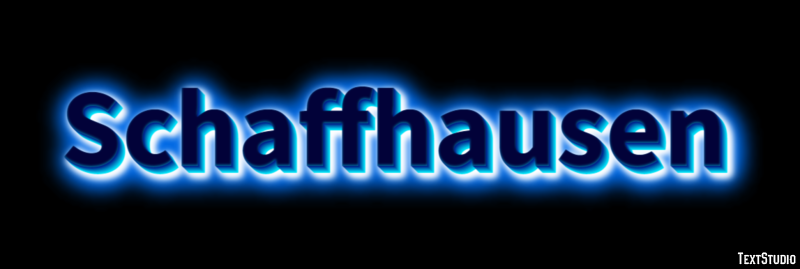 Schaffhausen Efekt tekstowy