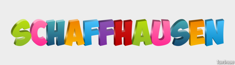Schaffhausen Efekt tekstowy