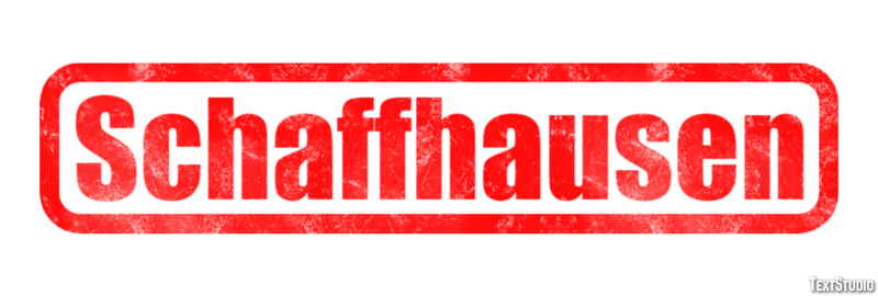 Schaffhausen Efekt tekstowy