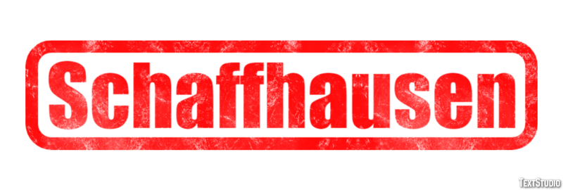 Schaffhausen Efekt tekstowy