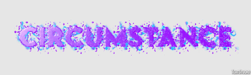 Circumstance Text Effect