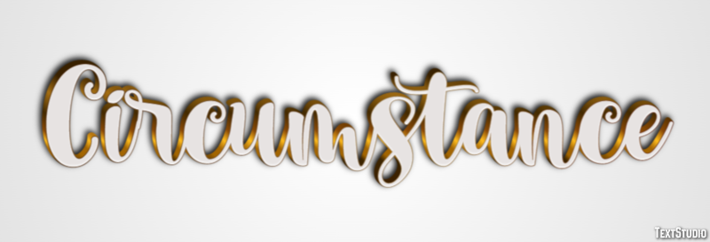 Circumstance Text Effect
