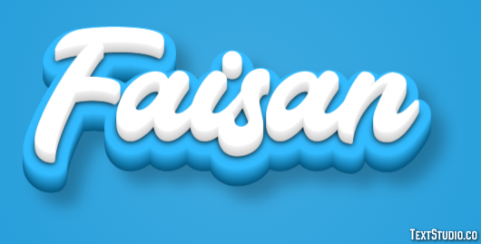 Faisan Efecto de Texto