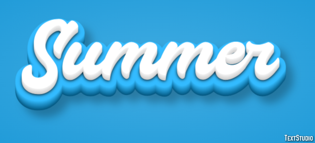 Summer Efekt tekstowy