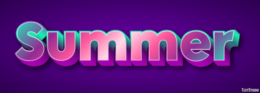 Summer Text effect