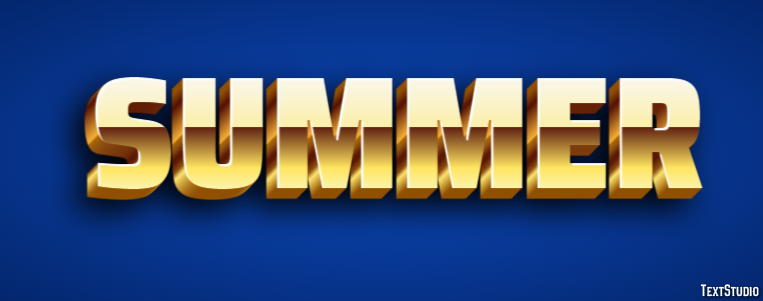 Summer Text effect
