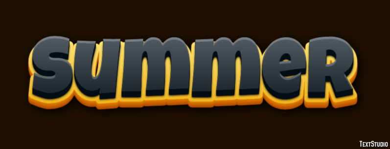 Summer Text effect