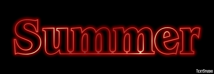 Summer Efekt tekstowy