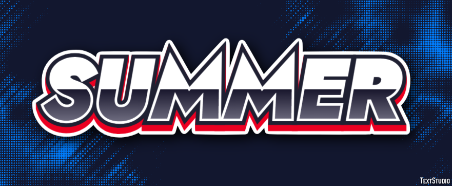 Summer Text effect