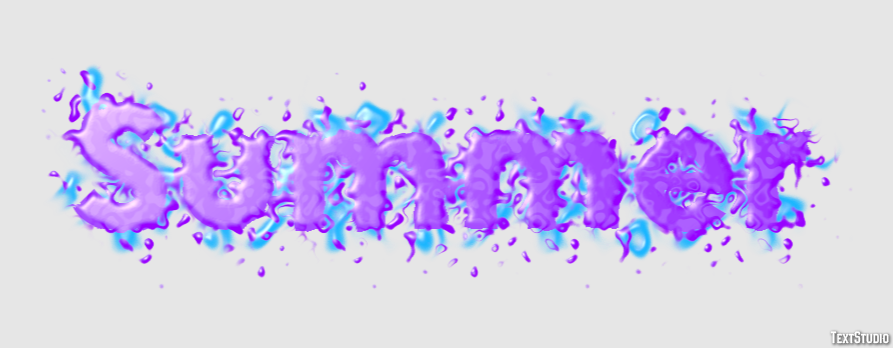Summer Text effect