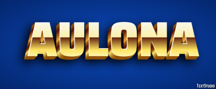 Aulona Effetto testo