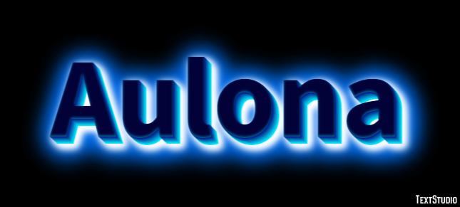 Aulona Efeito de texto