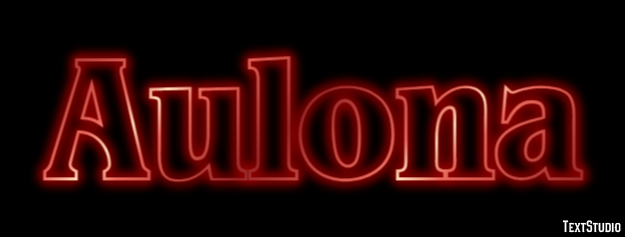 Aulona Text effect