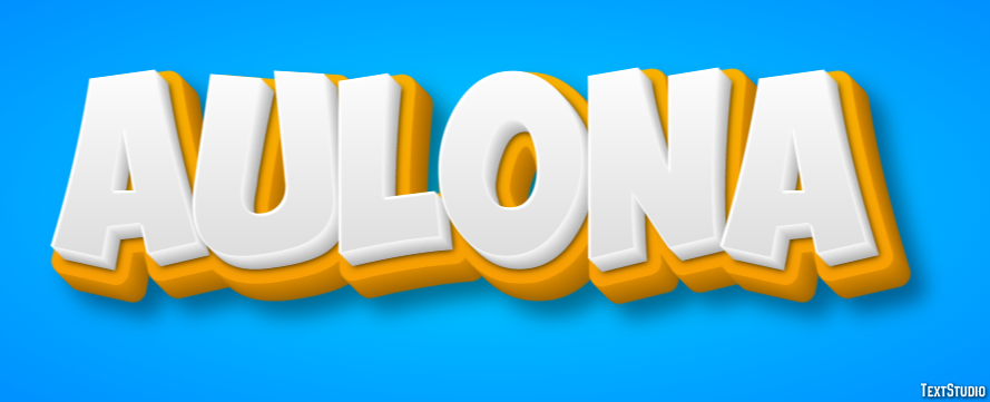 Aulona Efeito de texto