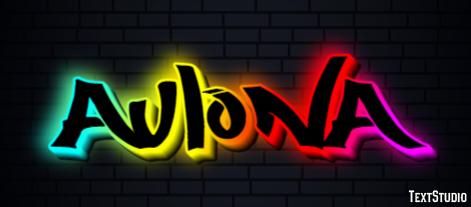 Aulona Text effect
