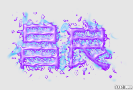 昌良 Effetto testo