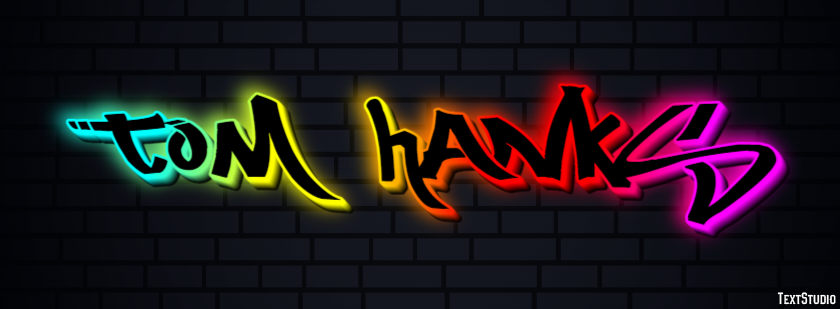 Tom Hanks Text effect