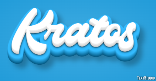 Kratos Efecto de Texto