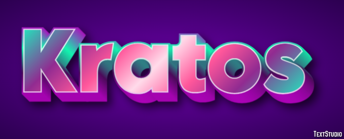 Kratos Text effect