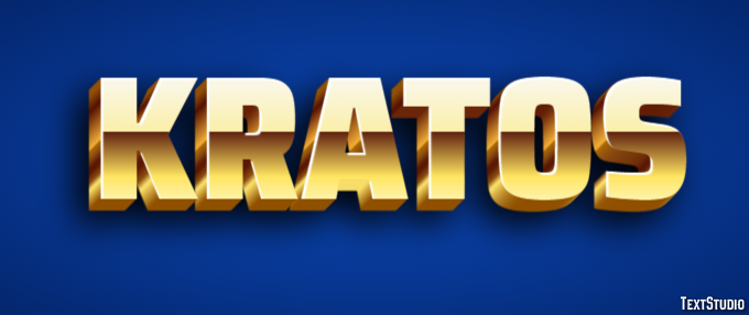 Kratos Efecto de Texto
