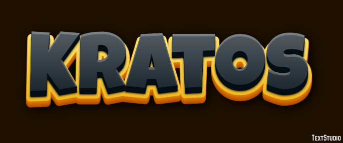 Kratos Text effect