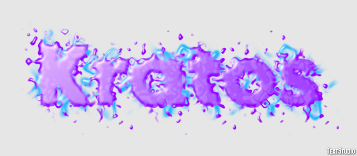 Kratos Text effect