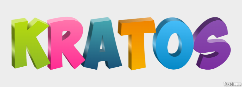 Kratos Text effect