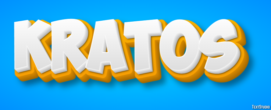 Kratos Efecto de Texto