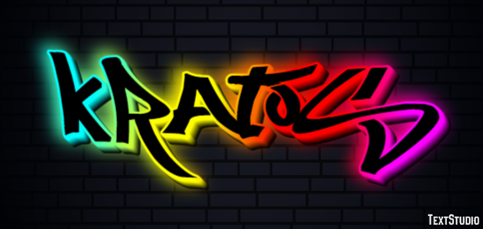 Kratos Text effect