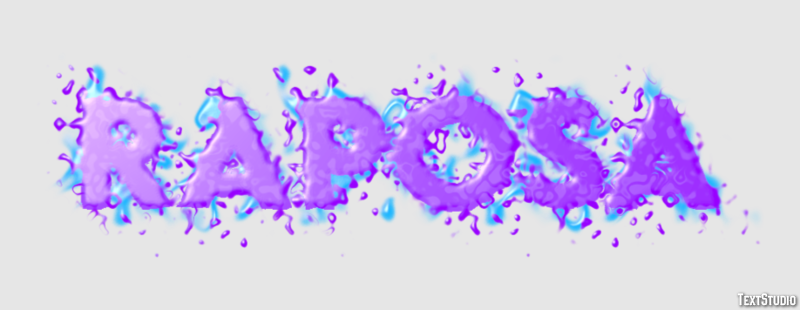 Raposa Efeito de texto