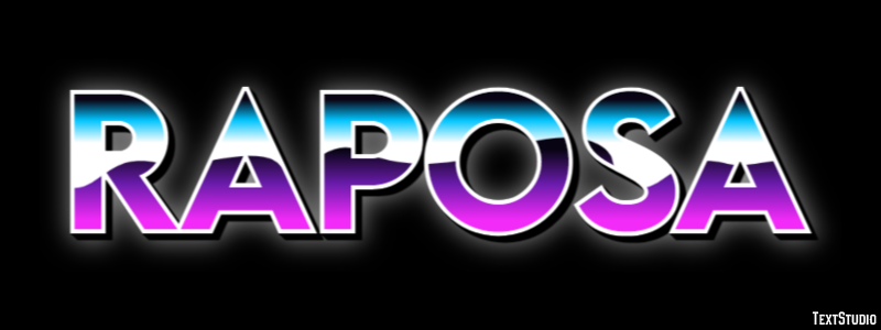 Raposa Effetto testo