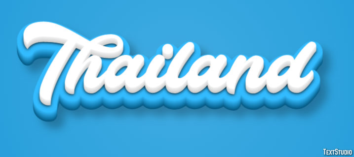 Thailand Effet de Texte