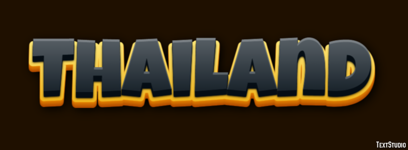 Thailand Text Effect
