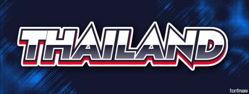 Thailand Efecto de Texto
