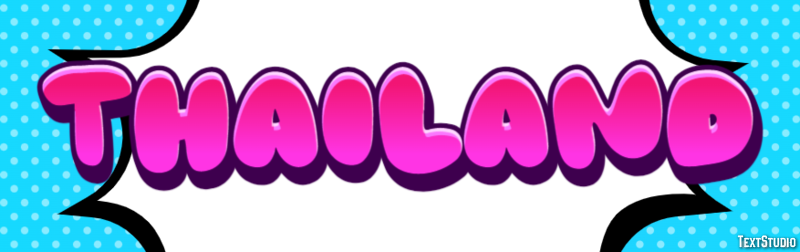Thailand Text effect