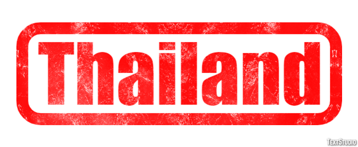 Thailand Text effect