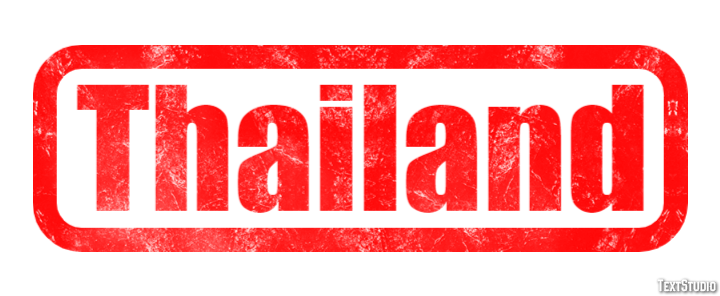 Thailand Efecto de Texto