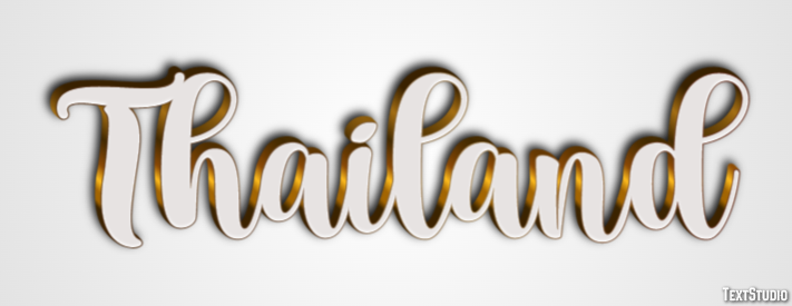 Thailand Text Effect