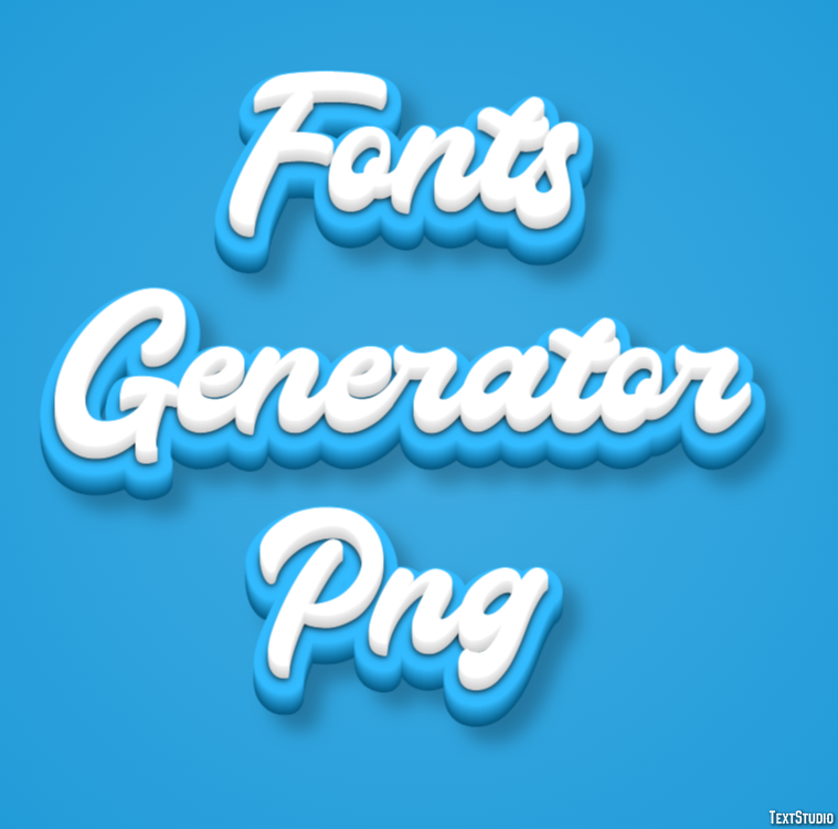 Fonts Generator Png Efekt tekstowy