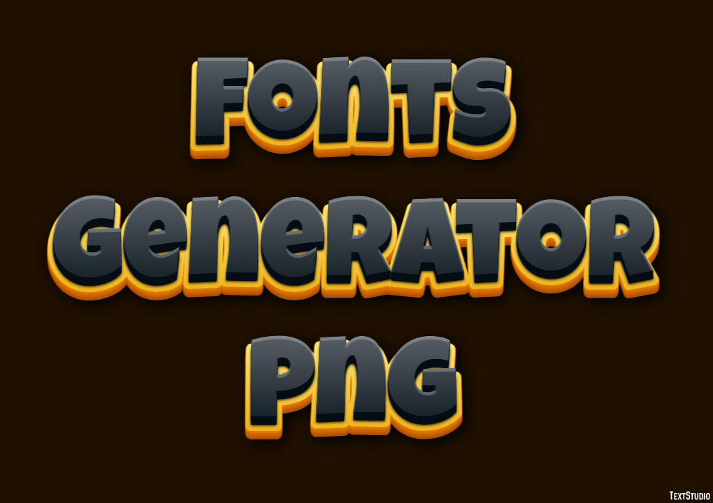 Fonts Generator Png Efekt tekstowy