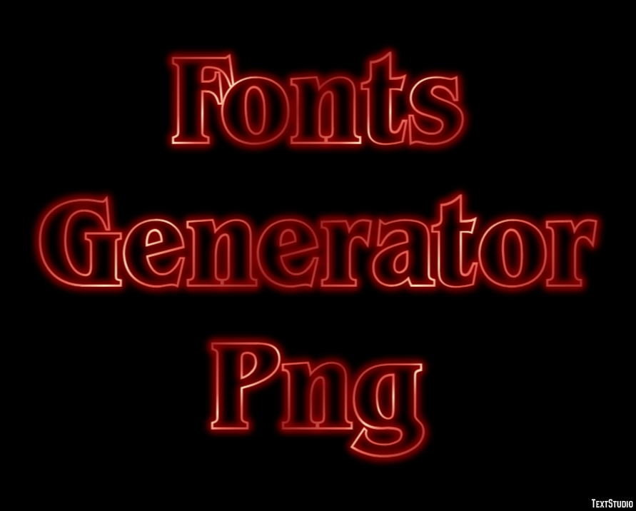 Fonts Generator Png Efekt tekstowy
