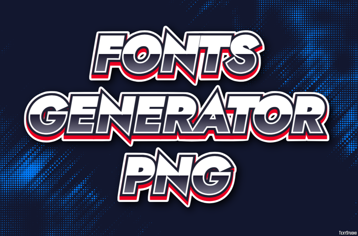 Fonts Generator Png Efekt tekstowy