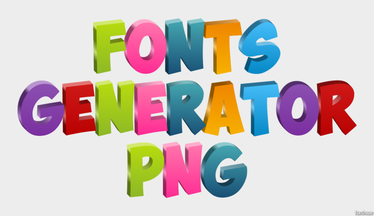 Fonts Generator Png Efekt tekstowy