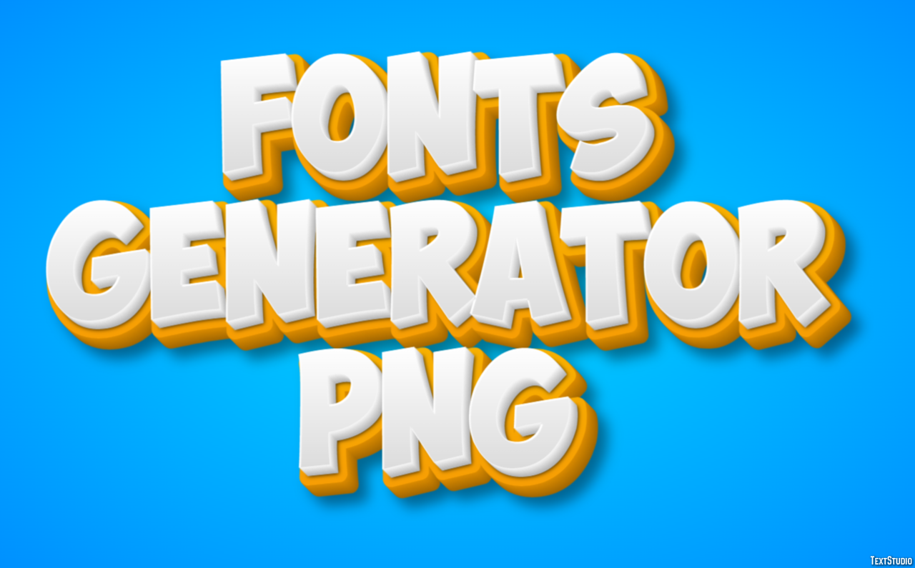 Fonts Generator Png Efekt tekstowy