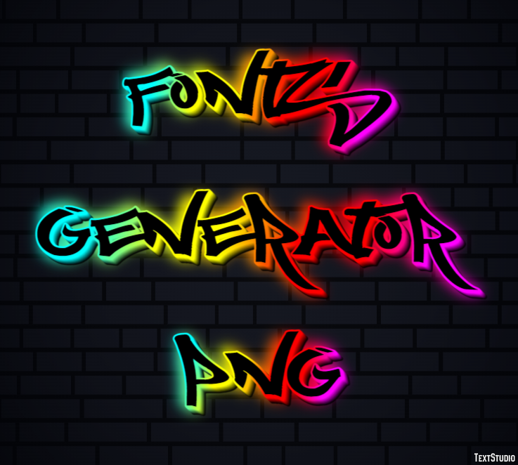 Fonts Generator Png Efekt tekstowy