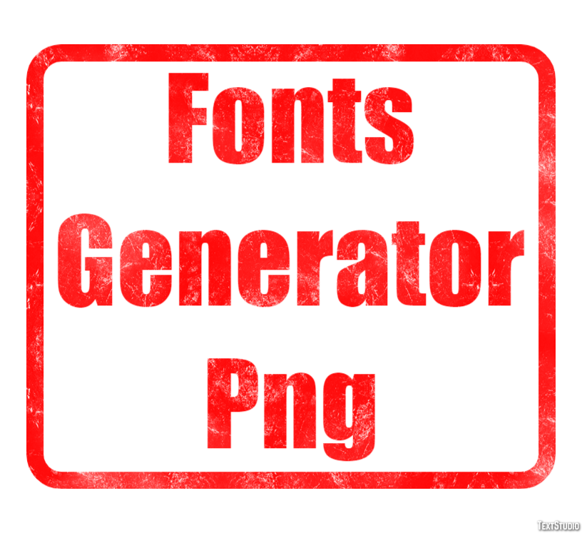 Fonts Generator Png Efekt tekstowy