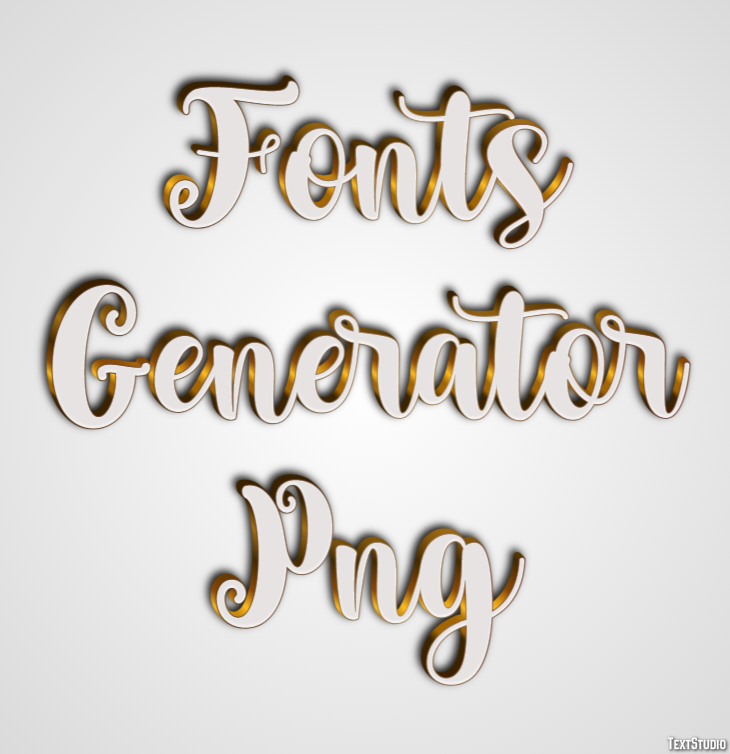 Fonts Generator Png Efekt tekstowy